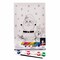 Angels Craft Paint by Number Canvas Set - Santa's Secret Entrance | Includes: 1 Pre-printed Canvas, 6 Acrylic Paint pots, 1 Artist Brush